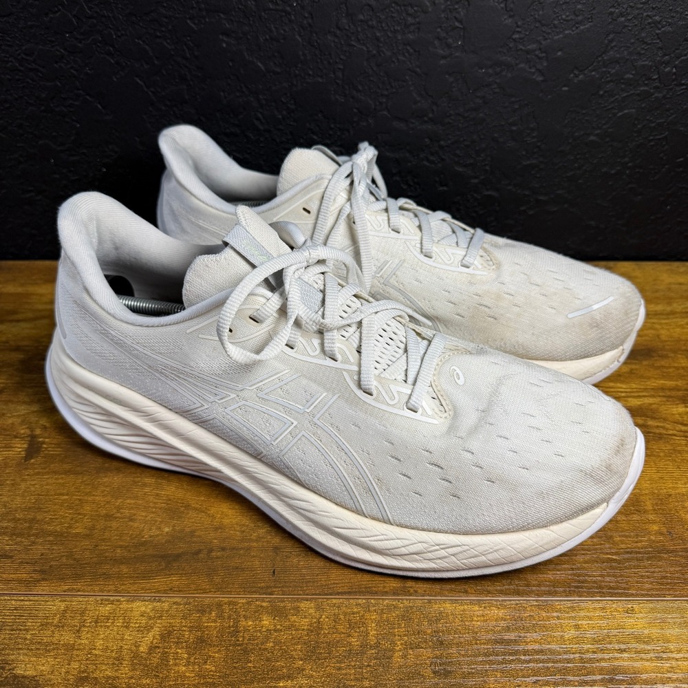 Asics Gel-Cumulus 25 1011B792 White Synthetic Running Shoes Mens‎ Size 14